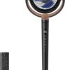 Dreo Standing Fan, 120°+120°Omni-directional Oscillating Fan For Bedroom, 85 ft Circulator With Remote, DC Motor Quiet Pedestal Fans, Adjustable Height, 8 Speeds, 3 Modes, 8H Timer, Home, Black