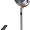 Dreo Standing Fan, 120°+120°Omni-directional Oscillating Fan For Bedroom, 85 ft Circulator With Remote, DC Motor Quiet Pedestal Fans, Adjustable Height, 8 Speeds, 3 Modes, 8H Timer, Home, PolyFan 502