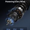Dreo Tower Fan 42 Inch, Cruiser Pro T1 Quiet Oscillating Bladeless Fan with Remote, 6 Speeds, 4 Modes, LED Display, 12H Timer, White Floor Standing Fan Powerful for Indoor Home Bedroom Office Room