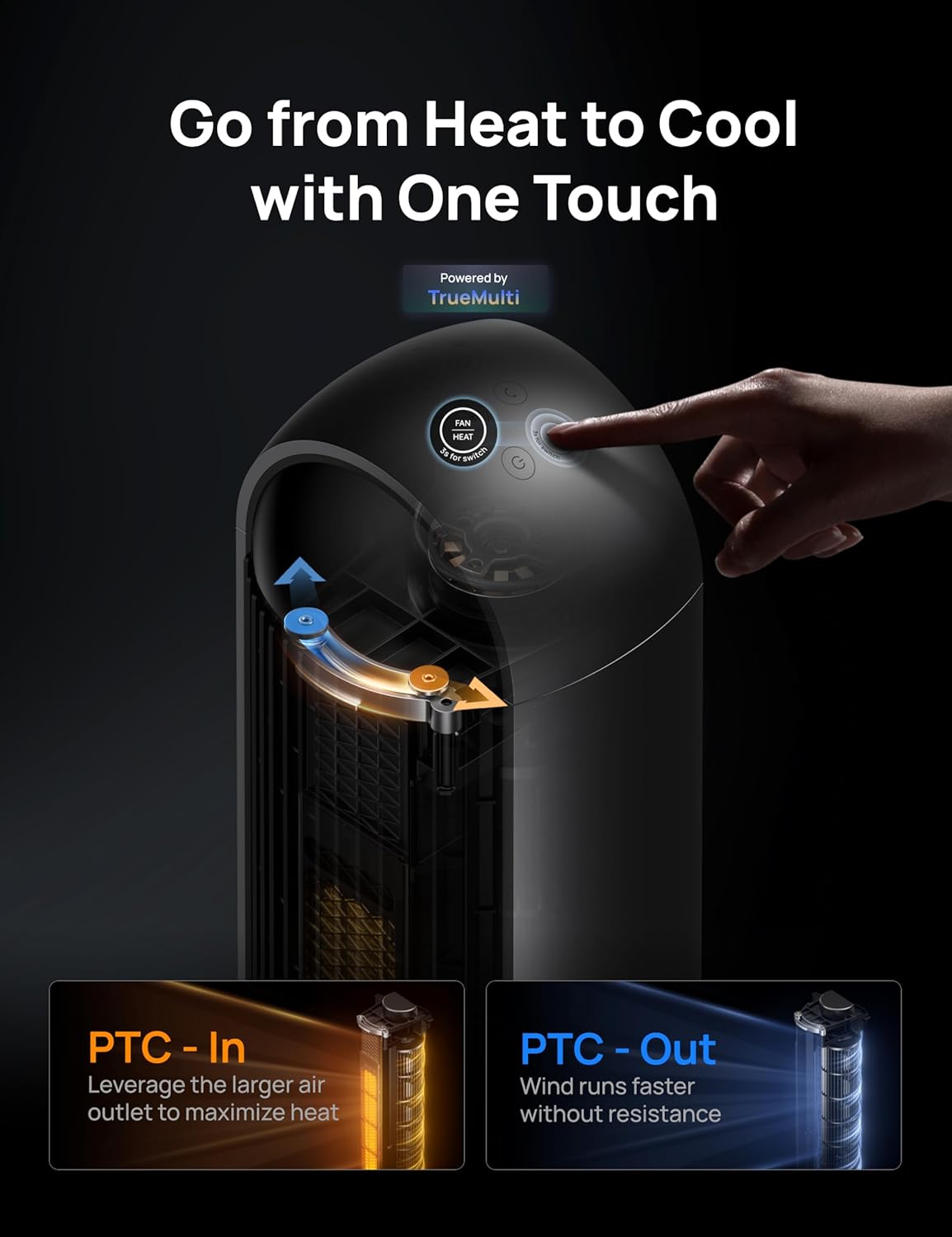 Dreo Tower Fan and Heater Combo, 29.2ft s Standing Fans for Bedroom, 17 Levels, 6 Modes, 120° Oscillation, 42 Inch, 12H Timer, 25dB Quiet, with Remote, for Office, Large Room, Silver6 Dreo Tower Fan and Heater Combo, 29.2ft/s Standing Fans for Bedroom, 17 Levels, 6 Modes, 120° Oscillation, 42 Inch, 12H Timer, 25dB Quiet, with Remote, for Office, Large Room, Silver
