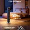 Dreo Tower Fan and Heater Combo, 29.2ft/s Standing Fans for Bedroom, 17 Levels, 6 Modes, 120° Oscillation, 42 Inch, 12H Timer, 25dB Quiet, with Remote, for Office, Large Room, Silver Dreo Tower Fan and Heater Combo, 29.2ft/s Standing Fans for Bedroom, 17 Levels, 6 Modes, 120° Oscillation, 42 Inch, 12H Timer, 25dB Quiet, with Remote, for Office, Large Room, Silver