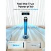 Dreo Tower Fan for Bedroom, 42 Inch Bladeless Fan, 90° Oscillating Fan, Quiet Floor Fan with Remote, LED, 6 Speeds 4 Modes, 12H Timer, Standing Fans for Home Living Room Office