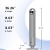 Dreo Tower Fan for Bedroom, 90° Oscillating Fan, Standing Fan with 3 Modes, 4 Speeds, 8H Timer Cooling Fans for Home, Living Room, Office, Grey, TF117