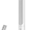 Dreo Tower Fan for Bedroom, 90° Oscillating Fan, Standing Fan with 3 Modes, 4 Speeds, 8H Timer Cooling Fans for Home, Living Room, Office, White, TF117