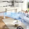 Dreo Tower Fan for Bedroom, 90° Oscillating Fan, Standing Fan with 3 Modes, 4 Speeds, 8H Timer Cooling Fans for Home, Living Room, Office, White, TF117