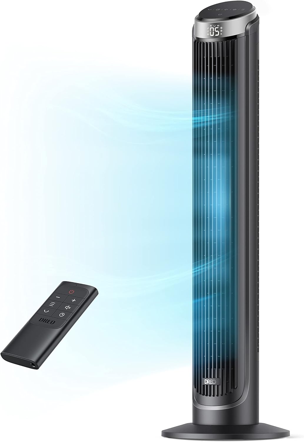 Dreo Tower Fan for Bedroom, 90° Oscillating Fans that Blow Cold Air, 5 Speeds, 4 Modes with 26ft s Velocity, 12H & 28dB Quiet Timer, Remote, Touch, 40 Standing Floor Fan for Home Office, Black Dreo Tower Fan for Bedroom, 90° Oscillating Fans that Blow Cold Air, 5 Speeds, 4 Modes with 26ft/s Velocity, 12H & 28dB Quiet Timer, Remote, Touch, 40" Standing Floor Fan for Home Office, Black
