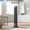 Dreo Tower Fan for Bedroom, 90° Oscillating Fans that Blow Cold Air, 5 Speeds, 4 Modes with 26ft/s Velocity, 12H & 28dB Quiet Timer, Remote, Touch, 40" Standing Floor Fan for Home Office, Black Dreo Tower Fan for Bedroom, 90° Oscillating Fans that Blow Cold Air, 5 Speeds, 4 Modes with 26ft/s Velocity, 12H & 28dB Quiet Timer, Remote, Touch, 40" Standing Floor Fan for Home Office, Black