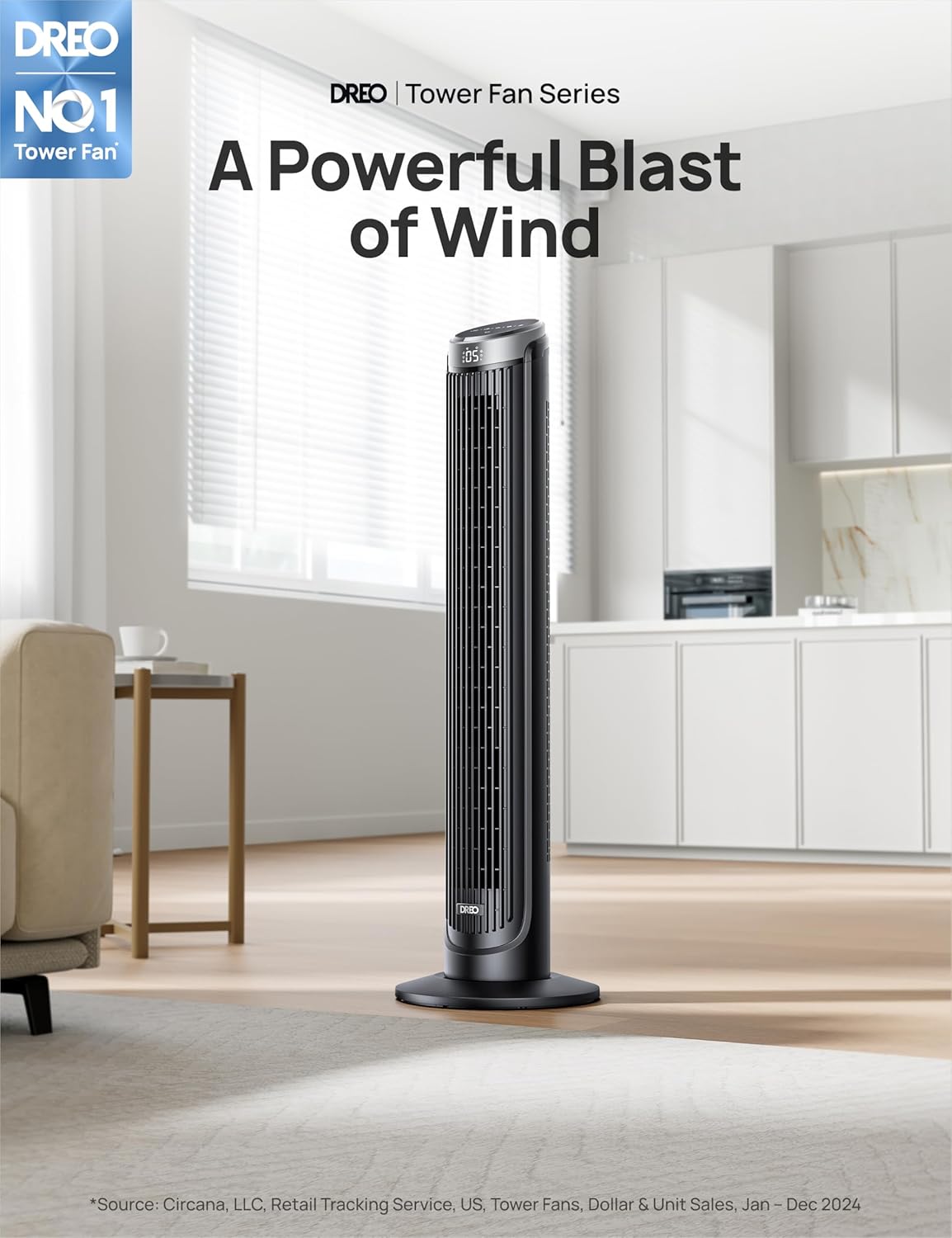 Dreo Tower Fan for Bedroom, 90° Oscillating Fans that Blow Cold Air, 5 Speeds, 4 Modes with 26ft s Velocity, 12H & 28dB Quiet Timer, Remote, Touch, 40 Standing Floor Fan for Home Office, Black1 Dreo Tower Fan for Bedroom, 90° Oscillating Fans that Blow Cold Air, 5 Speeds, 4 Modes with 26ft/s Velocity, 12H & 28dB Quiet Timer, Remote, Touch, 40" Standing Floor Fan for Home Office, Black