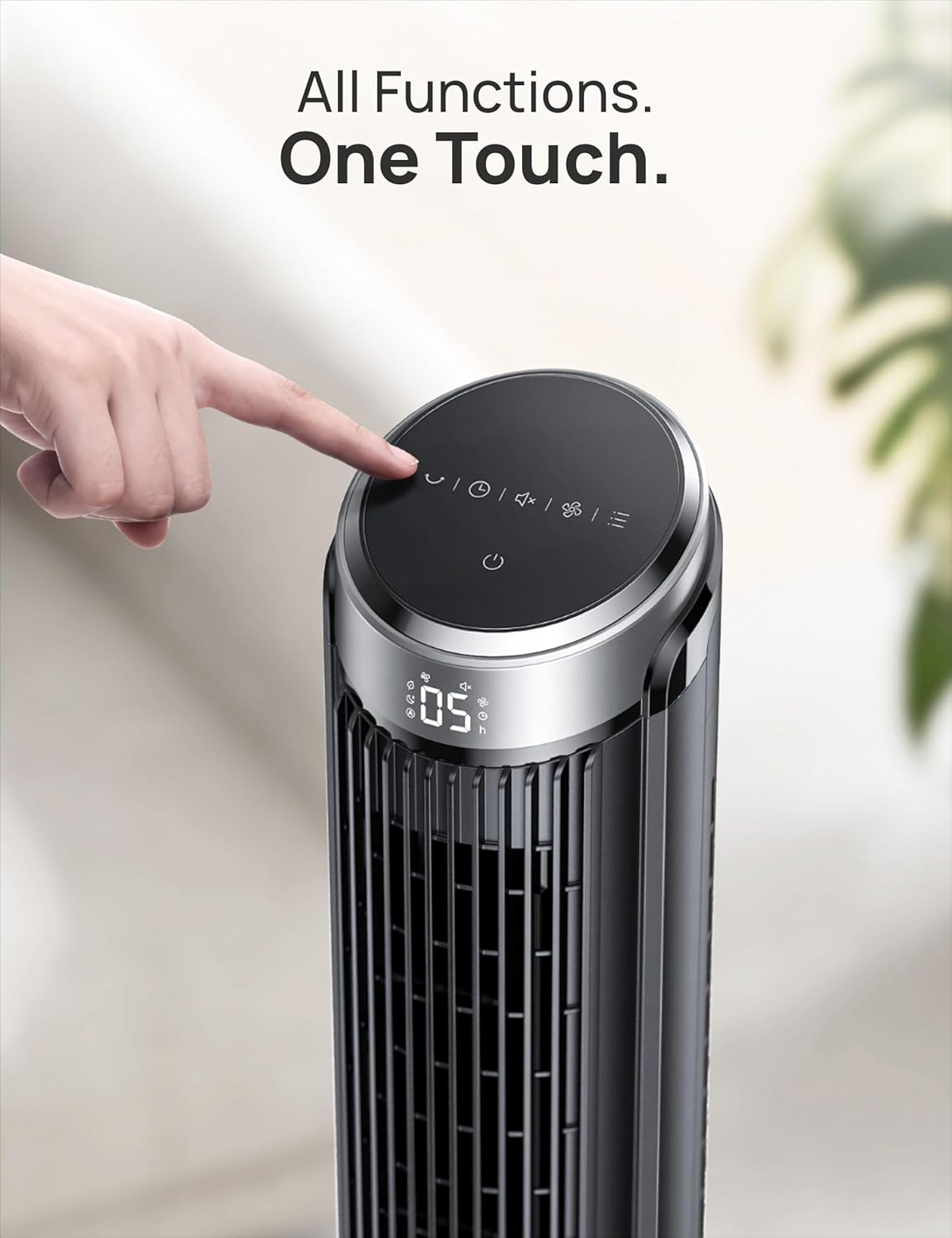 Dreo Tower Fan for Bedroom, 90° Oscillating Fans that Blow Cold Air, 5 Speeds, 4 Modes with 26ft s Velocity, 12H & 28dB Quiet Timer, Remote, Touch, 40 Standing Floor Fan for Home Office, Black7 Dreo Tower Fan for Bedroom, 90° Oscillating Fans that Blow Cold Air, 5 Speeds, 4 Modes with 26ft/s Velocity, 12H & 28dB Quiet Timer, Remote, Touch, 40" Standing Floor Fan for Home Office, Black
