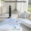 Dreo Tower Fan for Bedroom, 90° Oscillating Standing Fan, 30ft far, 28dB Quiet for Sleep, 6 Speeds, 4 Modes, 12H Timer, 42 Inch, Bladeless, Remote, for Home, Office, Room, Cruiser Pro T1 Dreo Tower Fan for Bedroom, 90° Oscillating Standing Fan, 30ft far, 28dB Quiet for Sleep, 6 Speeds, 4 Modes, 12H Timer, 42 Inch, Bladeless, Remote, for Home, Office, Room, Cruiser Pro T1