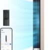 Dreo Tower Fan for Bedroom, 90° Oscillating Standing Fan with 28ft/s Velocity, 25dB Quiet for Sleep, DC Motor, 9 Speeds, 4 Modes, 12H Timer, Voice & APP & Remote Control, 42