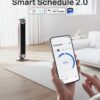 Dreo Tower Fan for Bedroom, 90° Oscillating Standing Fan with 28ft/s Velocity, 25dB Quiet for Sleep, DC Motor, 9 Speeds, 4 Modes, 12H Timer, Voice & APP & Remote Control, 42" Cruiser Pro T2 S