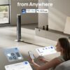 Dreo Tower Fan for Bedroom, 90° Oscillating Standing Fan with 40ft Far Airflow, 25dB Ultra Quiet DC Motor, 28ft/s Velocity, 12 Speeds, 42 inch, Smart Control, 4 Modes, 12H Timer, Pilot Pro S