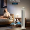 Dreo Tower Fans for Bedroom, 90°Oscillating Fans for indoors,5 Speeds 4 Modes Max 26ft/s, 12H Timer, LED Display with Touch, Remote, 40" Quiet Bladeless Standing Floor Fan for Home Office, White Dreo Tower Fans for Bedroom, 90°Oscillating Fans for indoors,5 Speeds 4 Modes Max 26ft/s, 12H Timer, LED Display with Touch, Remote, 40" Quiet Bladeless Standing Floor Fan for Home Office, White
