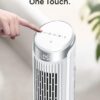 Dreo Tower Fans for Bedroom, 90°Oscillating Fans for indoors,5 Speeds 4 Modes Max 26ft/s, 12H Timer, LED Display with Touch, Remote, 40" Quiet Bladeless Standing Floor Fan for Home Office, White Dreo Tower Fans for Bedroom, 90°Oscillating Fans for indoors,5 Speeds 4 Modes Max 26ft/s, 12H Timer, LED Display with Touch, Remote, 40" Quiet Bladeless Standing Floor Fan for Home Office, White