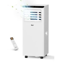 DuraComfort 8000 BTU Portable Air Conditioner, 3-in-1 AC Unit, Dehumidifier, Fan, Remote, Timer, for Room up to 230 Sq.Ft
