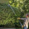 Earthwise CVPH43018 Corded 4.5 Amp 2-in-1 Convertible Pole Hedge Trimmer, Green Earthwise CVPH43018 Corded 4.5 Amp 2-in-1 Convertible Pole Hedge Trimmer, Green