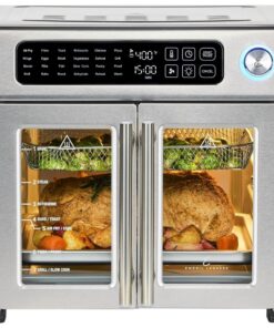 Emeril Lagasse French Door Air Fryer Toaster Oven Combo, 26QT, Stainless Steel, 4-00675-02X
