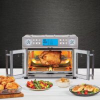 Emeril Lagasse Large 10 in 1 Dual Zone Air Fryer Stainless Steel Oven