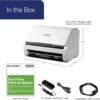 Epson DS-575W II Wireless Color Duplex Document Scanner for PC and Mac with 50-Page Auto Document Feeder (ADF), Twain and ISIS Drivers, Epson Smart Panel Mobile App