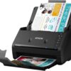 Epson Workforce ES-500W II Wireless Color Duplex Desktop Document Scanner for PC and Mac, with Auto Document Feeder (ADF) and Scan from Smartphone or Tablet