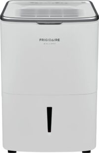 Frigidaire 50-Pint Smart Dehumidifier for Basement, Garage, Attic, 115V, Energy Star Moisture Absorber with Timer, Wi-Fi, App Control and Amazon Alexa & Google Home Compatibility in White