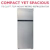 Frigidaire 7.5 Cu. ft. Refrigerator, Platinum Series, Standard Door Style - Stainless Look Frigidaire 7.5 Cu. ft. Refrigerator, Platinum Series, Standard Door Style - Stainless Look