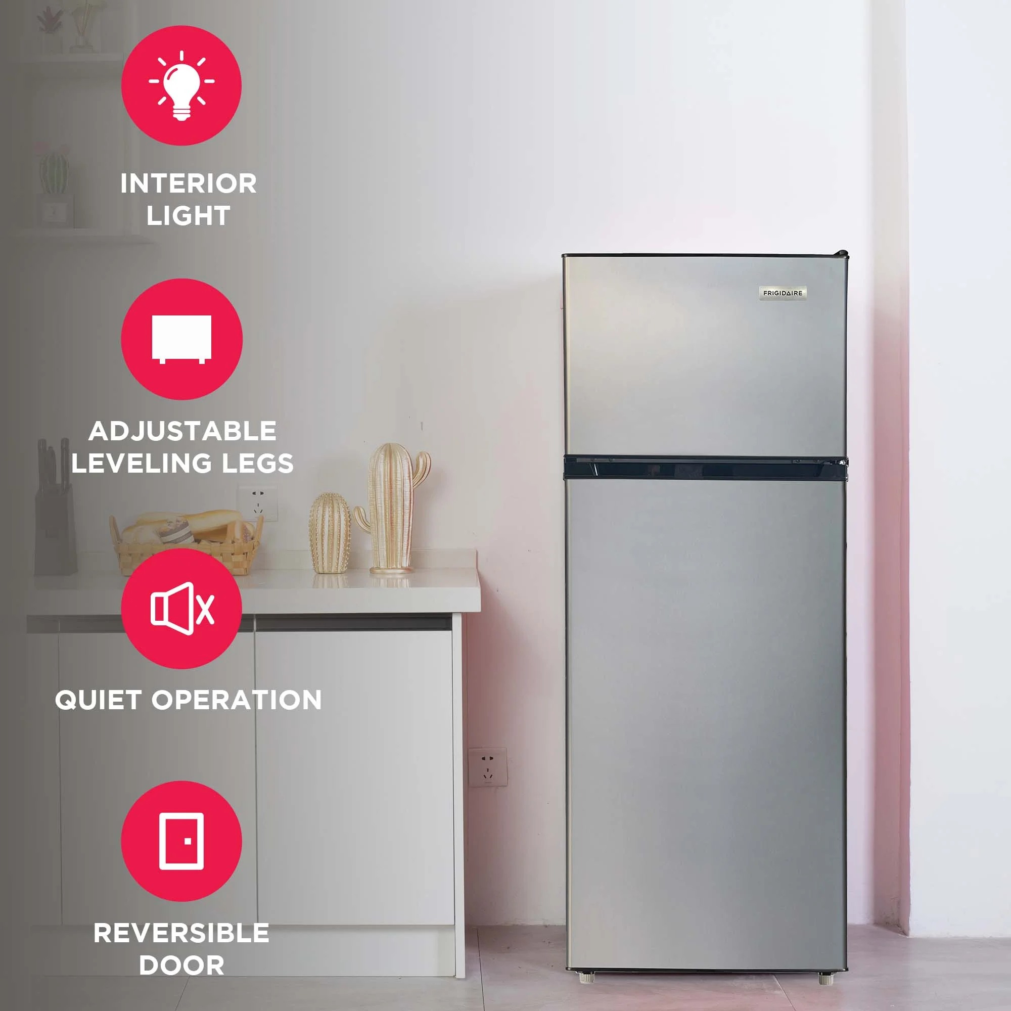 Frigidaire 7.5 Cu. ft. Refrigerator, Platinum Series, Standard Door Style - Stainless Look2_11zon Frigidaire 7.5 Cu. ft. Refrigerator, Platinum Series, Standard Door Style - Stainless Look