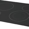 Frigidaire FFEC3025UB 30 Inch Electric Smoothtop Style Cooktop with 4 Elements in Black