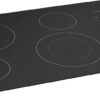 Frigidaire FFEC3025UB 30 Inch Electric Smoothtop Style Cooktop with 4 Elements in Black