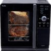 GE Profile™ Smart Indoor Pellet Smoker, with Active Smoke Filtration, 5 Smoke Control Settings, WiFi Connected, Electric, Countertop BBQ Appliance, Black