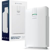 HATHASPACE HSP002 True HEPA Air Purifier for Home, Removes 99.9% of Dust, Smoke, Pet Dander, Odors, VOCs, Covers Up to 1500 Sq. Ft, Quiet Air Cleaner with Smart Sensor for Bedroom & Large Rooms