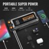 HOMPOW 6000A Jump Starter, 28000mAh 12V Car Battery Charger for All Gas and Up to 12L Diesel Engine, Portable Jump Box with LCD Screen, LED Light ,Type-C Fast Charging