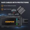 HOMPOW 6000A Jump Starter, 28000mAh 12V Car Battery Charger for All Gas and Up to 12L Diesel Engine, Portable Jump Box with LCD Screen, LED Light ,Type-C Fast Charging