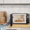 Hamilton Beach 0.9 Cu ft Countertop Microwave Oven, 900 Watts, Black Stainless Steel, New