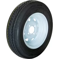 Hi-Run ASB1064 4 Hole LRC 80 PSI 5.3 in. x 12 in. 4-Ply Tire and Wheel Assembly