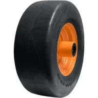Hi-Run AWD1003 Semi-pneumatic Flat Free Tire Assembly, 13X5.00-6/3.25,3/4 in.