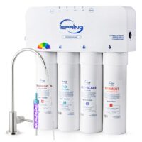ISPRING RO5004F-AK Alkaline Reverse Osmosis Water Filter with UV, 500 GPD