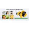 Juicer Machine, Aeitto Cold Press Juicer with Big Wide 83mm Chute 900 ml Juice Cup, Masticating Juicer for Fruits and Vegetables, 200W New Juice Maker BPA-Free, Easy to Clean, Black
