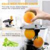 Juicer Machine, Aeitto Cold Press Juicer with Big Wide 83mm Chute 900 ml Juice Cup, Masticating Juicer for Fruits and Vegetables, 200W New Juice Maker BPA-Free, Easy to Clean, Black