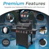 KENMORE PG-40522S0LH-1 BBQ Propane Gas Grill-5 Burners with Side Burner and Searing Zone, 644 sq. in. Stainless Steel Grill, 66,000 BTU, Black KENMORE PG-40522S0LH-1 BBQ Propane Gas Grill-5 Burners with Side Burner and Searing Zone, 644 sq. in. Stainless Steel Grill, 66,000 BTU, Black