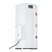 KFFKFF Powered Water Warmer, 18 Gallon Capacity Instantaneous Water Warming Unit, 1.6Kw Tank-Free Water Warming Device with LED Indicator, Dial Regulation, IPX4 Water-Resistant Lateral Connection