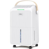 KNKA Pro 8.5 Pints Dehumidifier for Basements, Large Room, Home, 1500 Sq.ft. Dehumidifier with Drain Hose, 0.8 Gal Water Tank, Smart Humidity Control, 3 Modes, Dry Clothes