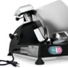 KWS MS-10XS Premium 320W Electric Meat Slicer 10-Inch in Black with 304 Stainless Steel Blade, Frozen Meat/Deli/Cheese/Food Slicer Low Noises Commercial and Home Use [ ETL, NSF Certified ]