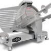 KWS Metal Collection MS-10DS Commercial 320W 10-Inch Meat Slicer Anodized Aluminum Base with Stainless Steel Blade + Blade Removal Tool, Frozen Meat/Cheese/Food Slicer Quiet [ ETL, NSF Certified ]