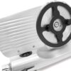 KWS Metal Collection MS-10DS Commercial 320W 10-Inch Meat Slicer Anodized Aluminum Base with Stainless Steel Blade + Blade Removal Tool, Frozen Meat/Cheese/Food Slicer Quiet [ ETL, NSF Certified ]