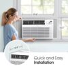 LG New 8,000 BTU 350 Sq ft 115 V Window Air Conditioner with Remote, LW8024RD