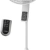 Lasko Oscillating Pedestal Fan, Thermostat, Adjustable Height, Remote Control, Timer, 4 Speeds, for Bedroom, Living Room, Office & Dorm, 16