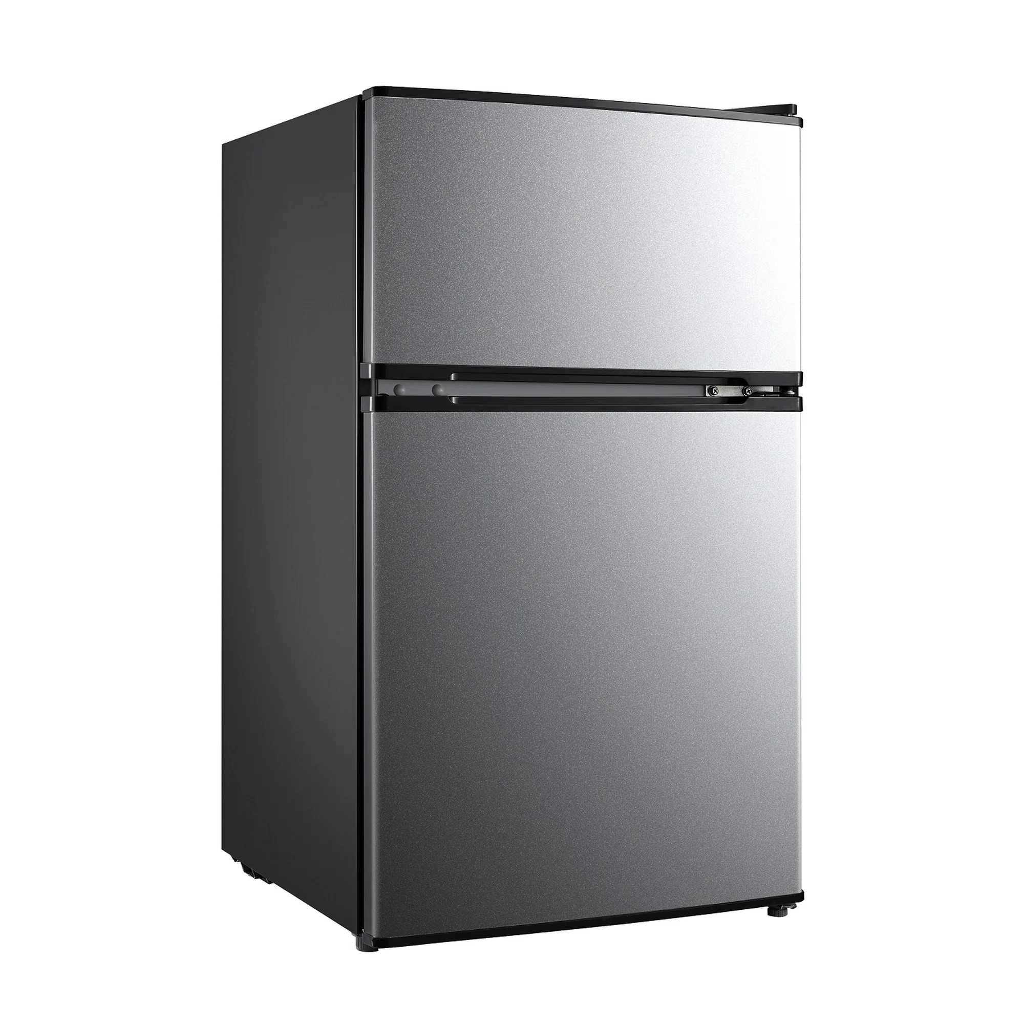 Mainstays 3.2 Cu. ft. 2-Door Refrigerator with Freezer, Stainless Steel Look19_11zon Mainstays 3.2 Cu. ft. 2-Door Refrigerator with Freezer, Stainless Steel Look