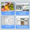 Mainstays 3.2 Cu. ft. 2-Door Refrigerator with Freezer, Stainless Steel Look Mainstays 3.2 Cu. ft. 2-Door Refrigerator with Freezer, Stainless Steel Look